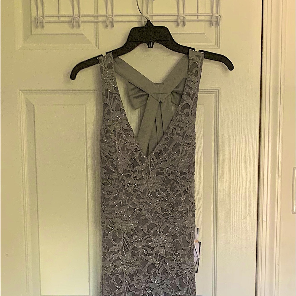 Steel Gry (City Studio) floor length dress